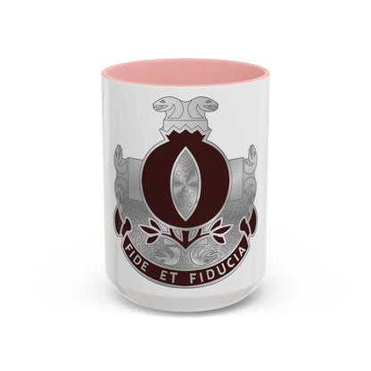 93 Evacuation Hospital (U.S. Army) Accent Coffee Mug-15oz-Pink-Go Mug Yourself