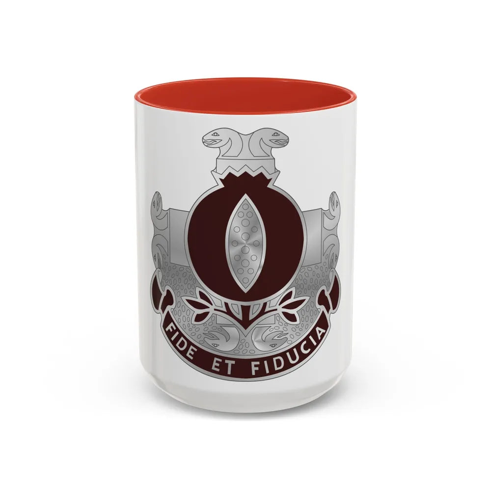 93 Evacuation Hospital (U.S. Army) Accent Coffee Mug-15oz-Red-Go Mug Yourself