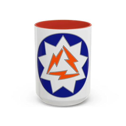 93 Signal Brigade (U.S. Army) Accent Coffee Mug 15oz Red - Go Mug Yourself