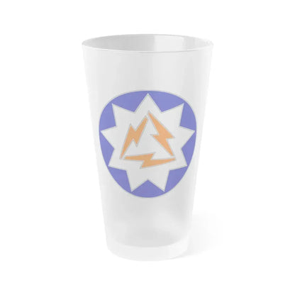 93 Signal Brigade (U.S. Army) Frosted Pint Glass 16oz Default Title - Go Mug Yourself