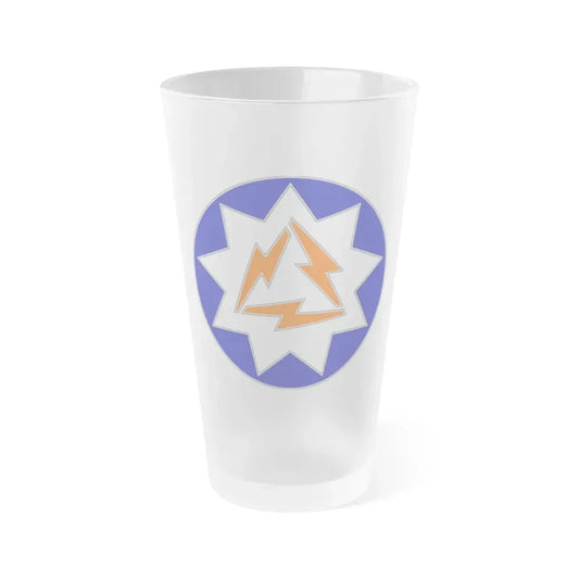 93 Signal Brigade (U.S. Army) Frosted Pint Glass 16oz Default Title - Go Mug Yourself