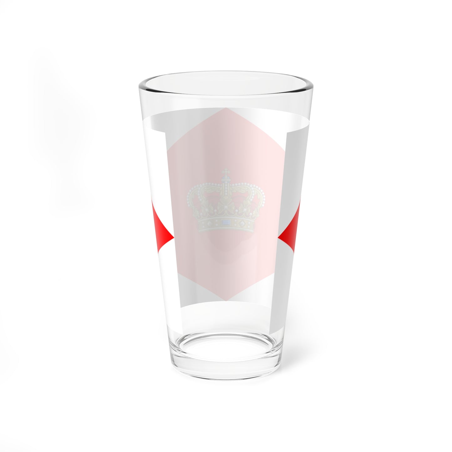 Army Rank Flag of Denmark - King (Denmark) Pint Glass 16oz