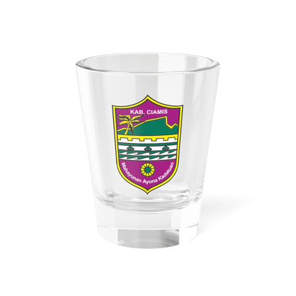 LAMBANG KABUPATEN CIAMIS (Indonesia) (Coat of Arms) Shot Glass 1.5oz