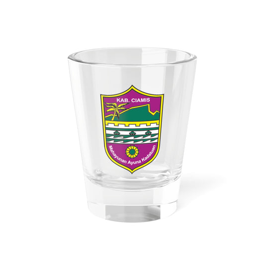LAMBANG KABUPATEN CIAMIS (Indonesia) (Coat of Arms) Shot Glass 1.5oz