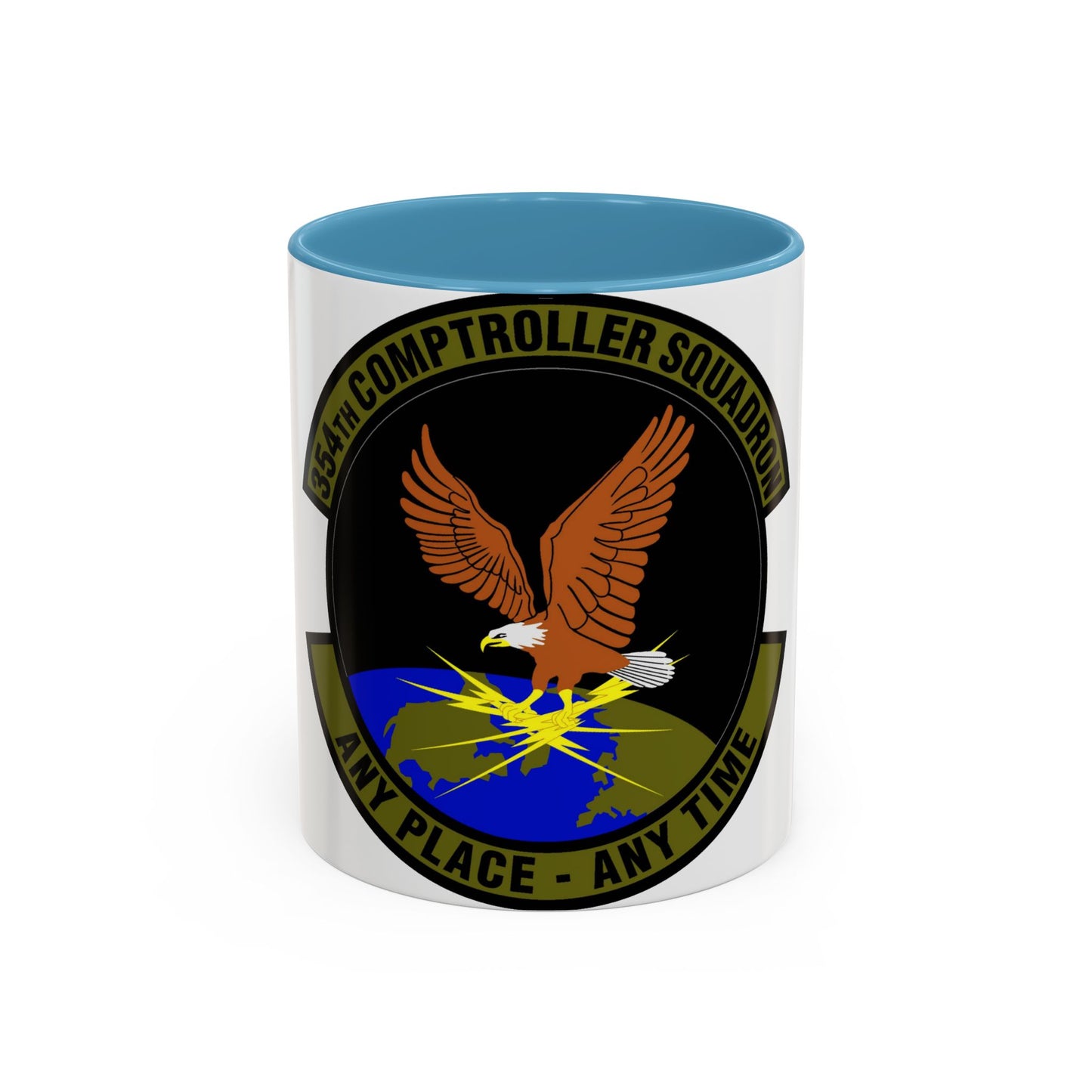 354th Comptroller Squadron (U.S. Air Force) Accent Coffee Mug