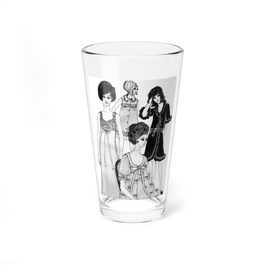 Illustration from Homes And Gardens, 1966 - Pint Glass 16oz