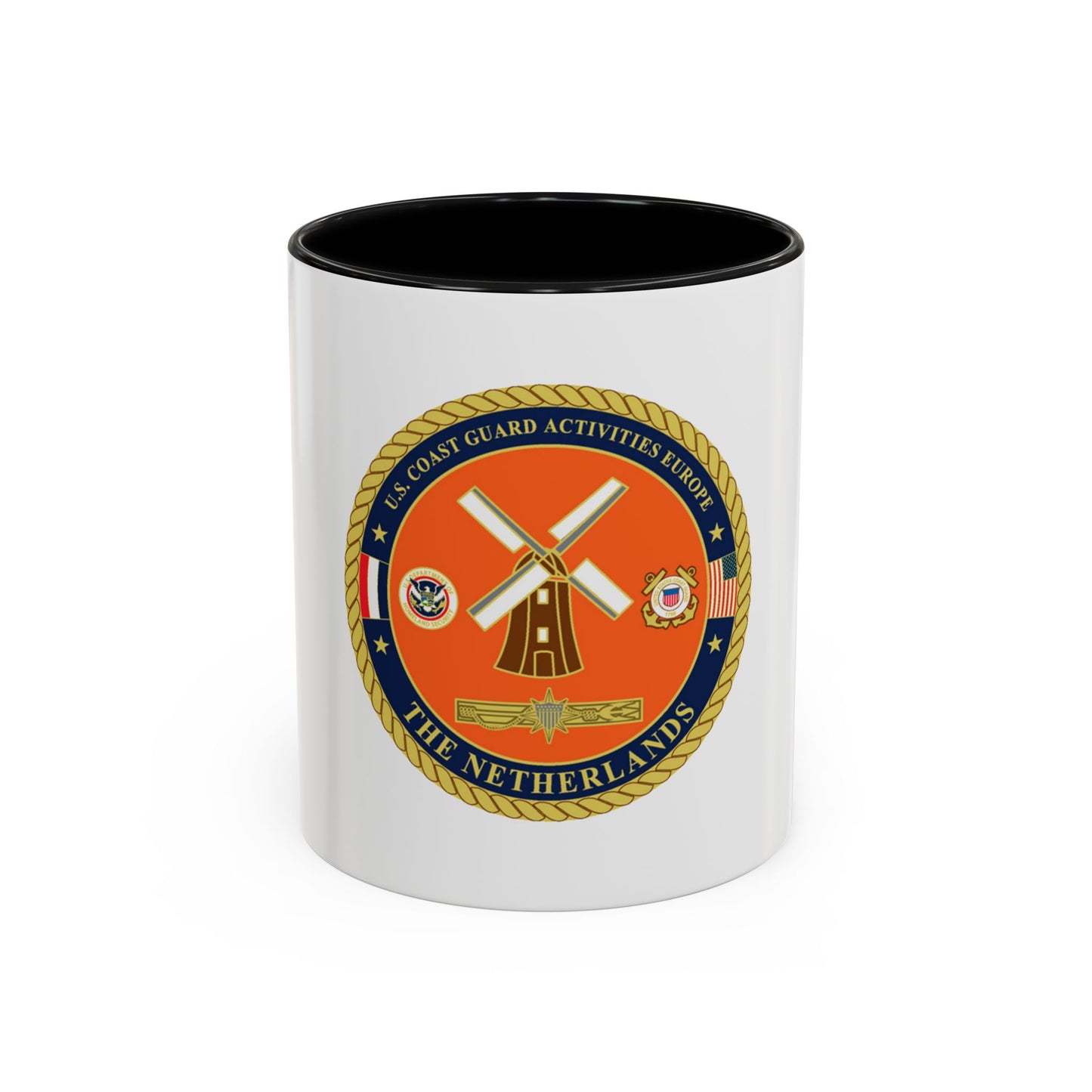 USCG ACTEURO The Netherlands (U.S. Coast Guard) Accent Coffee Mug