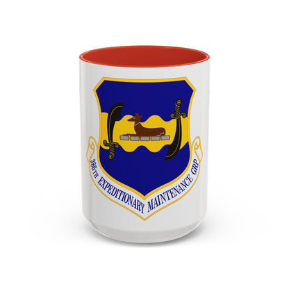 386th Expeditionary Maintenance Group (U.S. Air Force) Accent Coffee Mug