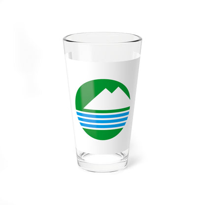 Flag of Chikusei Ibaraki (Japan) Pint Glass 16oz