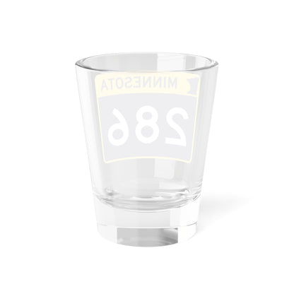 MN-286 wide (Minnesota) (Road Sign) Shot Glass 1.5oz