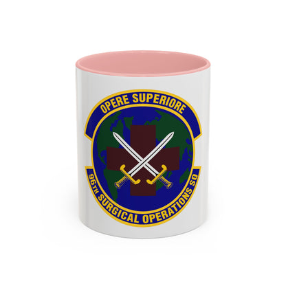 96th Surgical Operations Squadron (U.S. Air Force) Accent Coffee Mug