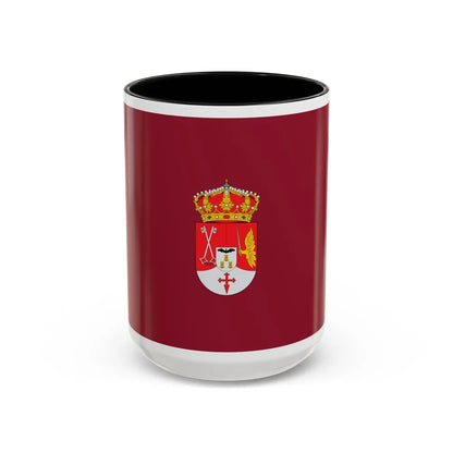 Flag of Albacete Spain - Accent Coffee Mug-15oz-Black-Go Mug Yourself