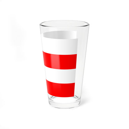 Flag of Fort-Mardyck (France) Pint Glass 16oz