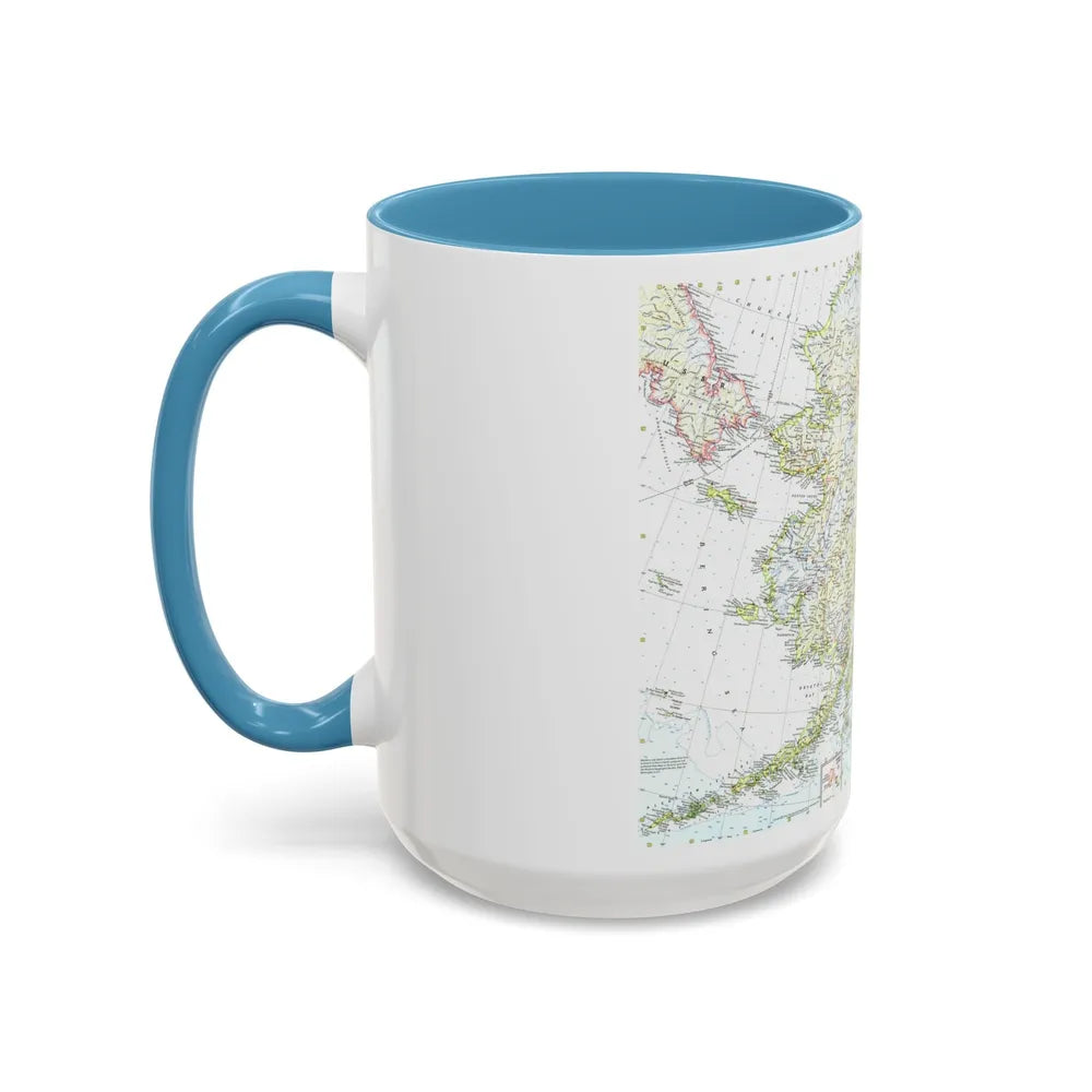 USA - Alaska (1959) (Map) Accent Coffee Mug-Go Mug Yourself