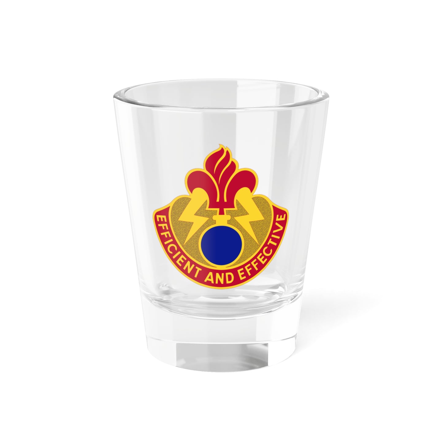 Verre à liqueur du 79e bataillon d'artillerie (armée américaine) 1,5 oz