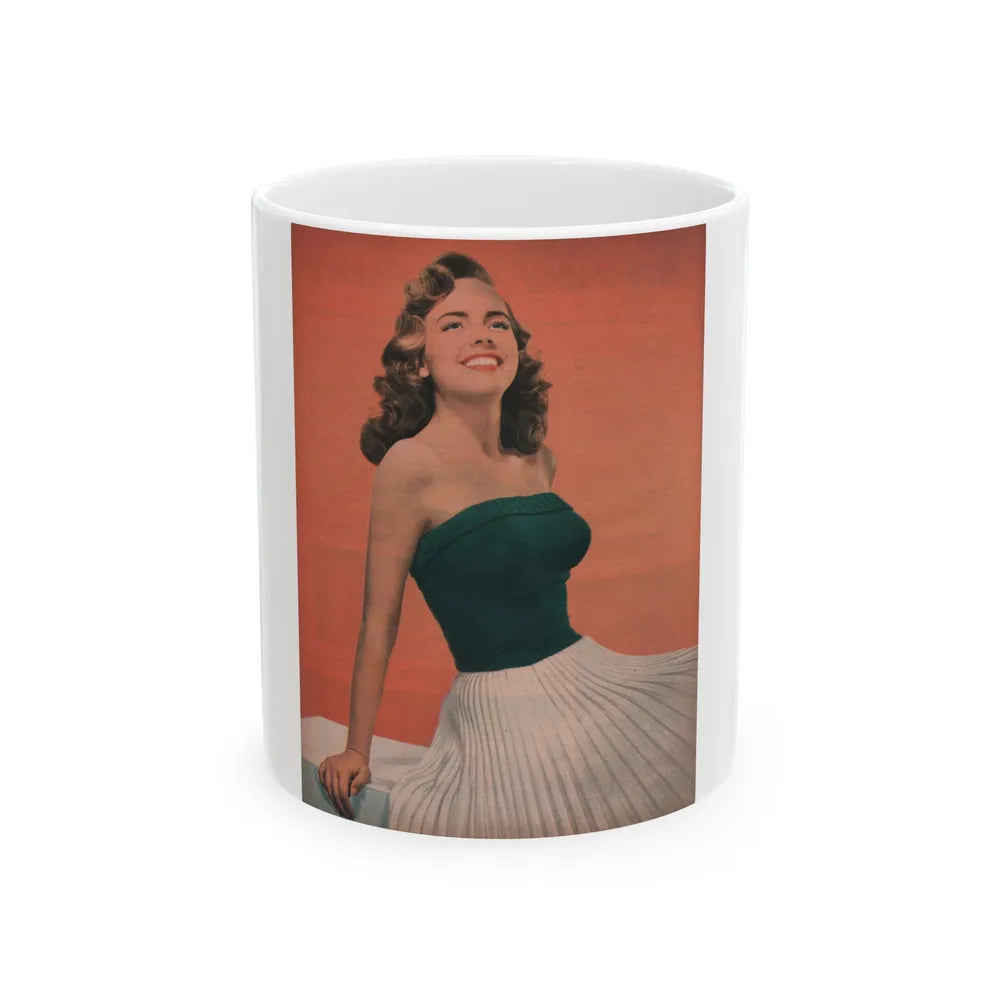 Terry Moore #598 - 8x10.75 Magazine Page Photo (Vintage Female Icon) White Coffee Mug-11oz-Go Mug Yourself