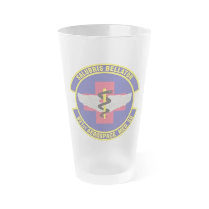 931 Aerospace Medicine Squadron AFRC (U.S. Air Force) Frosted Pint Glass 16oz 16oz Frosted - Go Mug Yourself