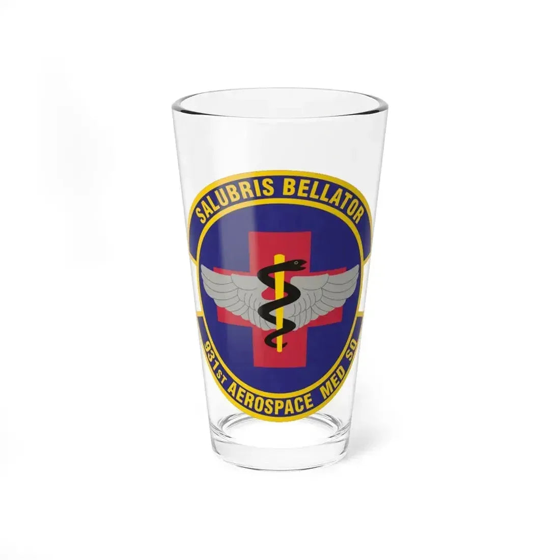 931 Aerospace Medicine Squadron AFRC (U.S. Air Force) Pint Glass 16oz 16oz - Go Mug Yourself