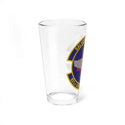 931 Aerospace Medicine Squadron AFRC (U.S. Air Force) Pint Glass 16oz - Go Mug Yourself