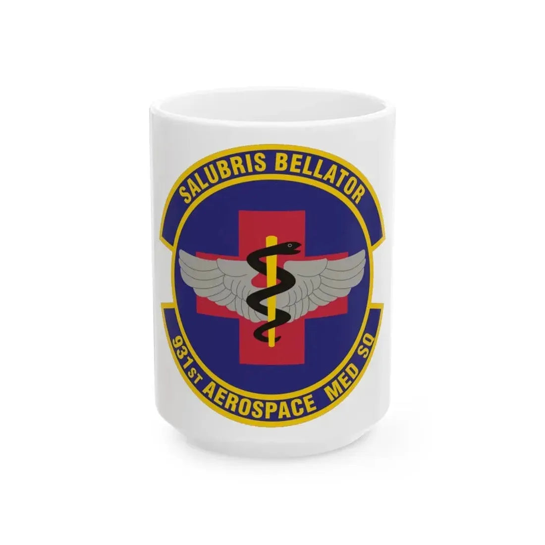 931 Aerospace Medicine Squadron AFRC (U.S. Air Force) White Coffee Mug 15oz - Go Mug Yourself