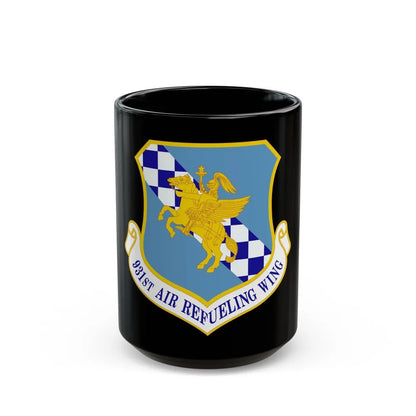 931 Air Refueling Wing AFRC (U.S. Air Force) Black Coffee Mug-15oz-Go Mug Yourself