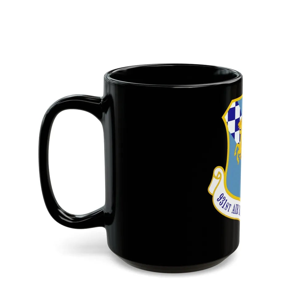 931 Air Refueling Wing AFRC (U.S. Air Force) Black Coffee Mug-Go Mug Yourself