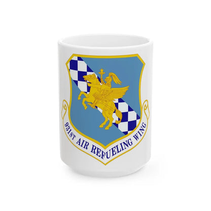 931 Air Refueling Wing AFRC (U.S. Air Force) White Coffee Mug-15oz-Go Mug Yourself