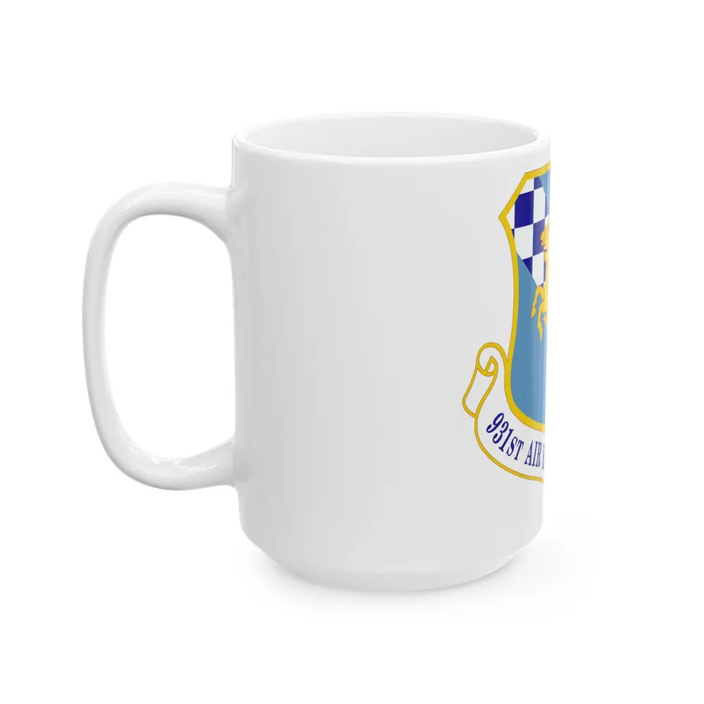 931 Air Refueling Wing AFRC (U.S. Air Force) White Coffee Mug-Go Mug Yourself