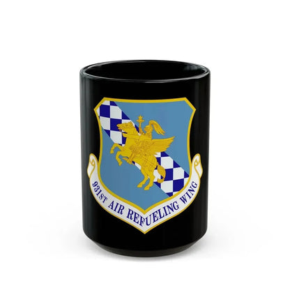 931 Air Refueling Wing AFRC (U.S. Air Force) Black Coffee Mug 15oz - Go Mug Yourself