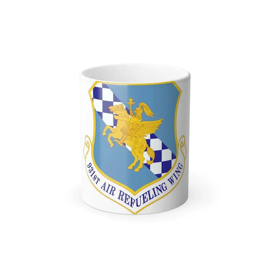 931 Air Refueling Wing AFRC (U.S. Air Force) Color Changing Coffee Mug 11oz - Go Mug Yourself