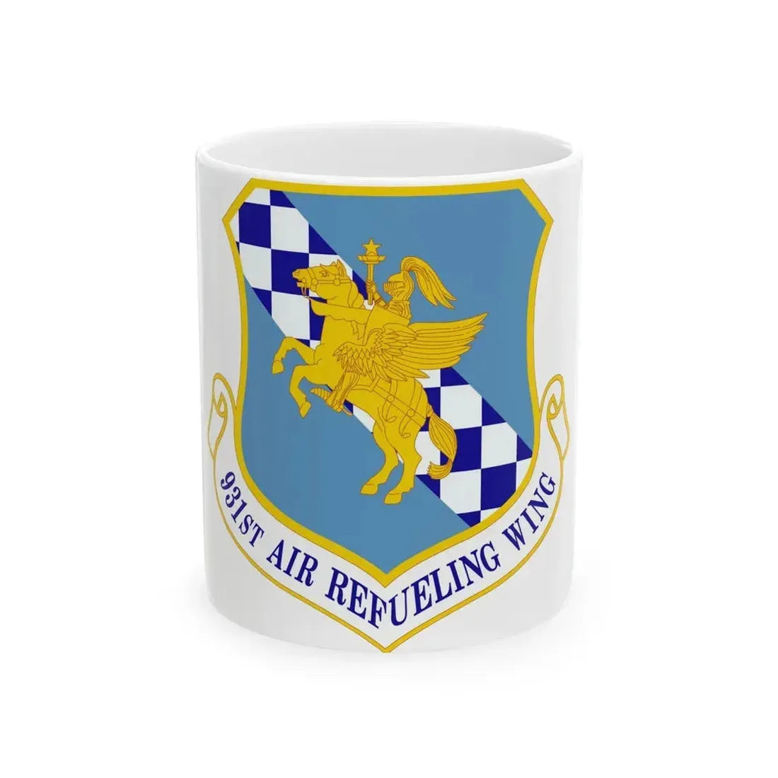 931 Air Refueling Wing AFRC (U.S. Air Force) White Coffee Mug 11oz - Go Mug Yourself