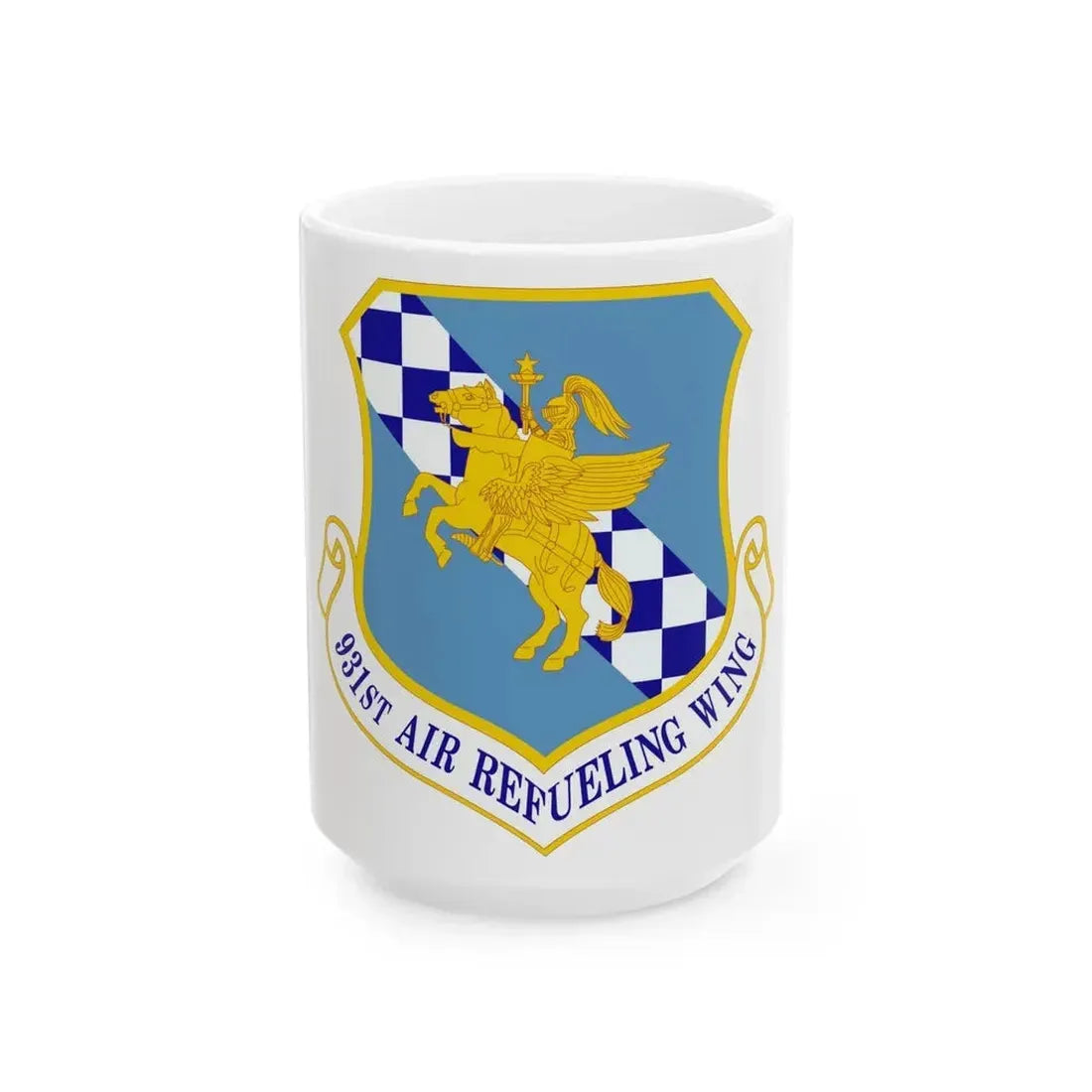 931 Air Refueling Wing AFRC (U.S. Air Force) White Coffee Mug 15oz - Go Mug Yourself