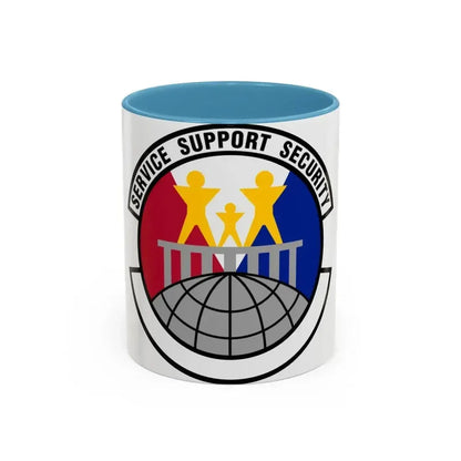 931 Force Support Squadron AFRC (U.S. Air Force) Accent Coffee Mug 11oz Light Blue - Go Mug Yourself