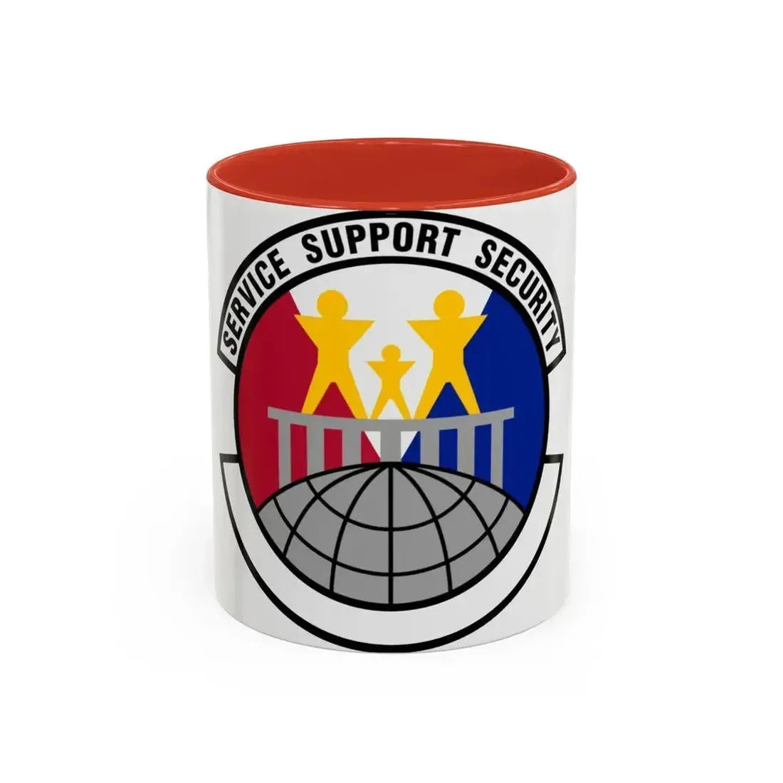 931 Force Support Squadron AFRC (U.S. Air Force) Accent Coffee Mug 11oz Red - Go Mug Yourself