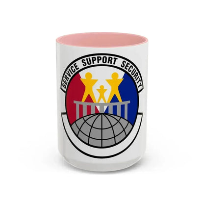 931 Force Support Squadron AFRC (U.S. Air Force) Accent Coffee Mug 15oz Pink - Go Mug Yourself