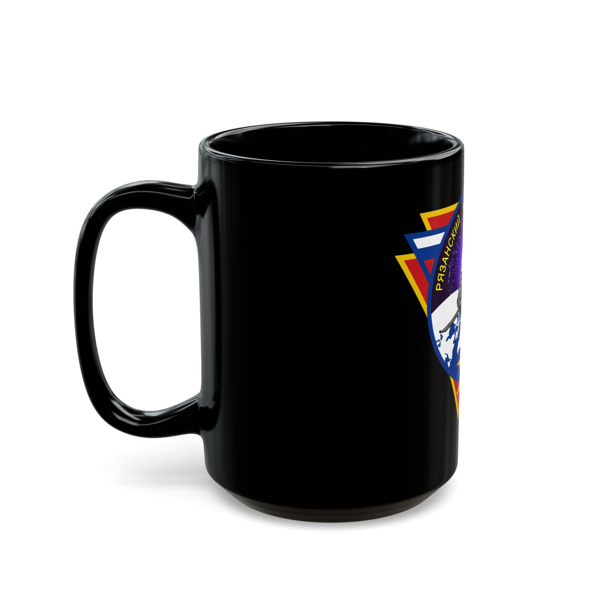 Soyuz TMA-10M (Soyuz Programme) Black Coffee Mug