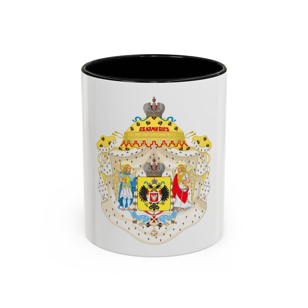 Great Coat of Arms of Congress Poland - Accent Coffee Mug