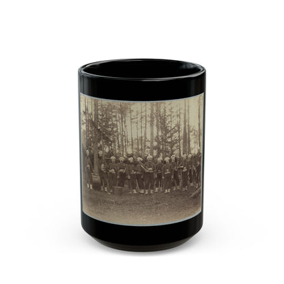 Band Of 114th Pennsylvania Infantry In Front Of Petersburg, Va., August, 1864 (U.S. Civil War) Black Coffee Mug