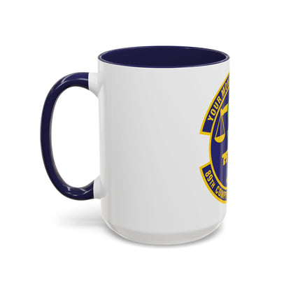 89th Comptroller Squadron (U.S. Air Force) Accent Coffee Mug