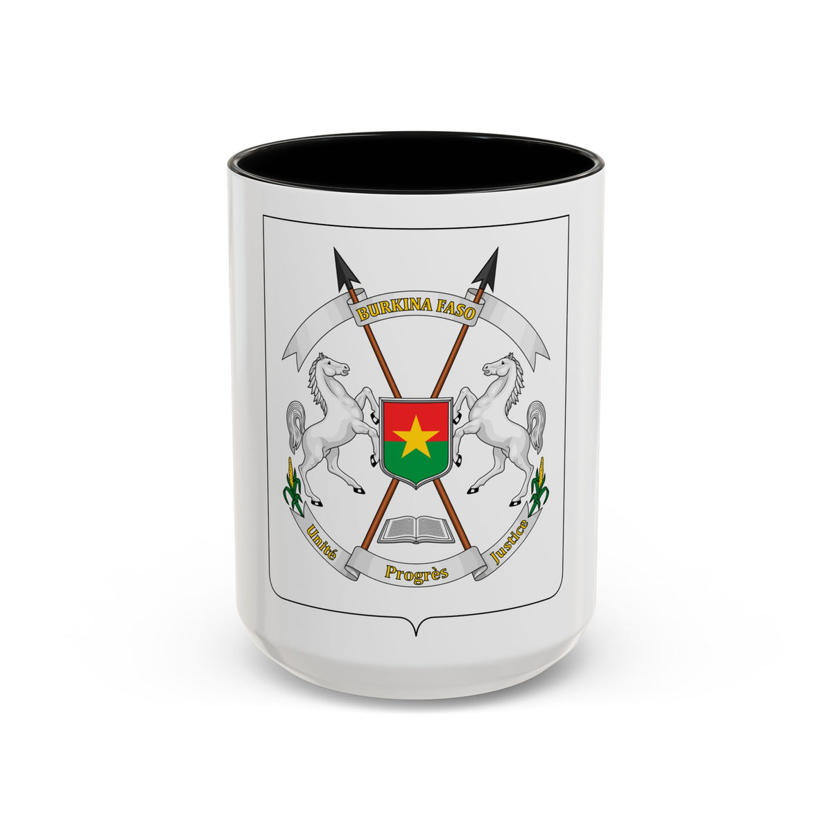 Coat of arms of Burkina Faso - Accent Coffee Mug