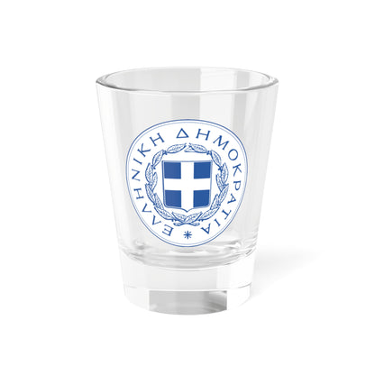 Great Seal of the State Greece (Greece) (Coat of Arms) Shot Glass 1.5oz
