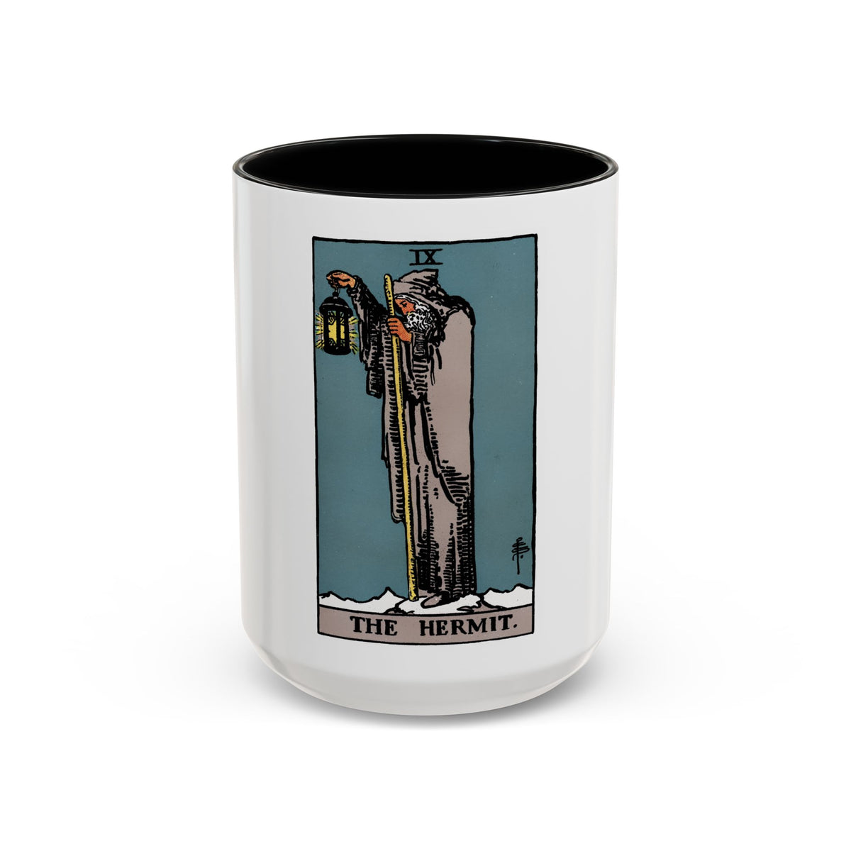 The Hermit (Tarot Card) Accent Coffee Mug