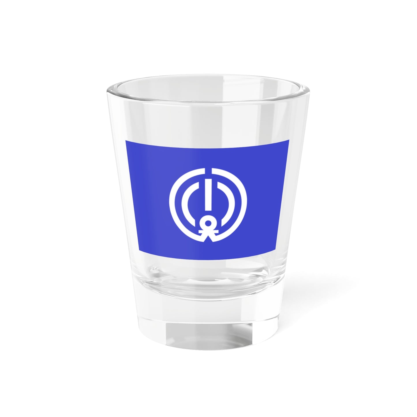 Flag of Komatsushima Tokushima (Japan) Shot Glass 1.5oz