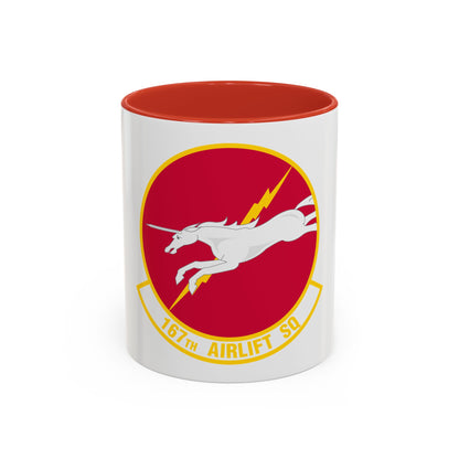 167 Airlift Squadron (U.S. Air Force) Accent Coffee Mug
