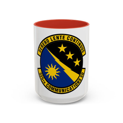 325 Communications Squadron ACC (U.S. Air Force) Accent Coffee Mug