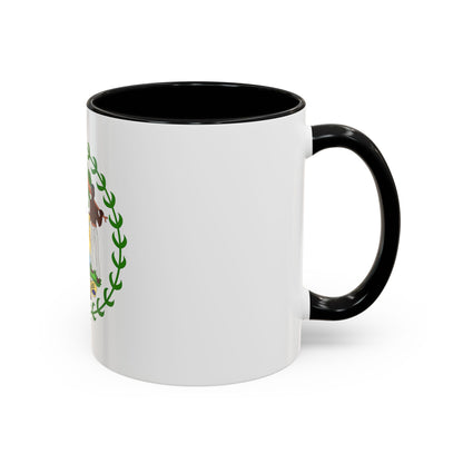 Coat of arms of Belize - Accent Coffee Mug