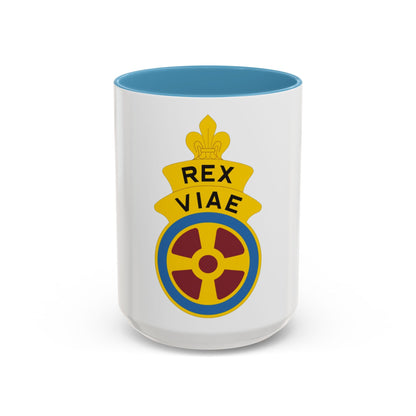 180 Transportation Battalion (U.S. Army) Accent Coffee Mug