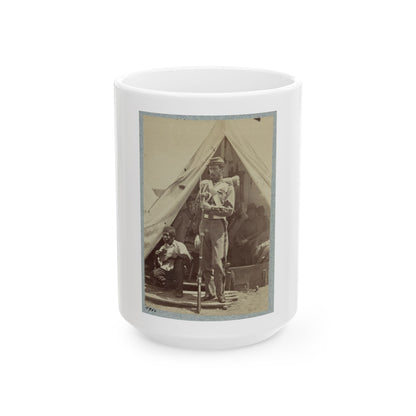 7th N.Y. State Militia, Camp Cameron, D.C., 1861 002 (U.S. Civil War) White Coffee Mug