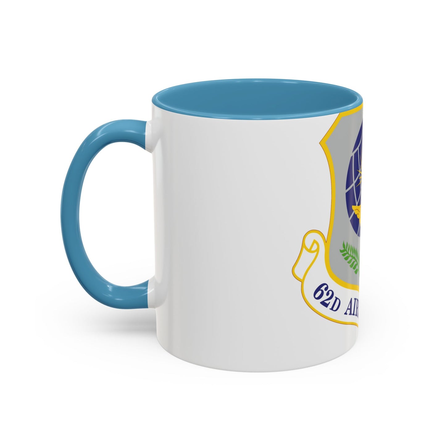 62d Airlift Wing (U.S. Air Force) Accent Coffee Mug