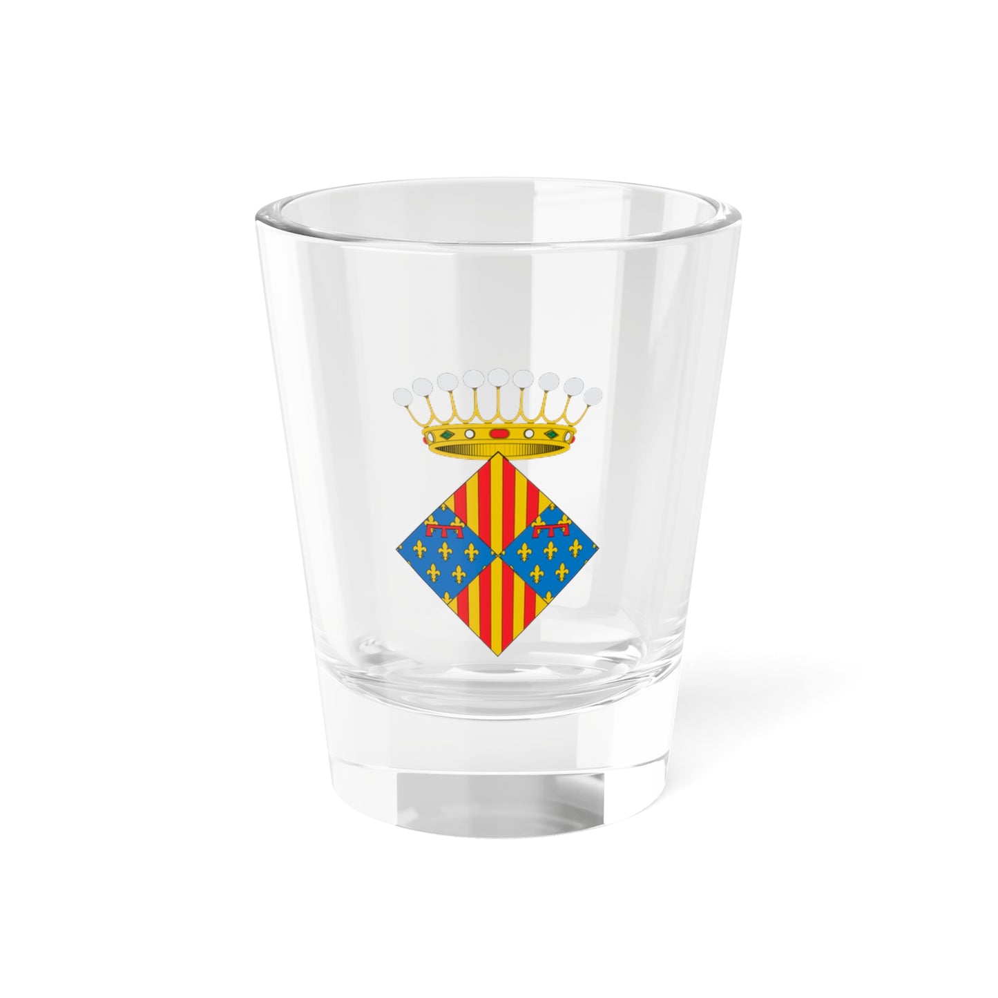 Escudo de Prades (Spain) (Coat of Arms) Shot Glass 1.5oz